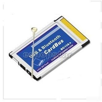 Combo cardbus pcmcia to usb 2.0 + bluetooth for laptop