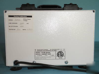 Drucker 614B quest centrifuge 