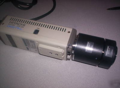 Hitachi kp-D51U microscope ccd camera w/2 olympus cou