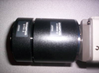 Hitachi kp-D51U microscope ccd camera w/2 olympus cou