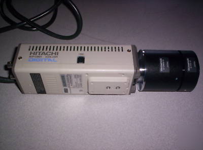 Hitachi kp-D51U microscope ccd camera w/2 olympus cou