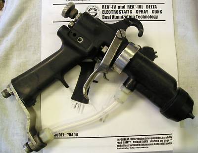 Itw ransburg rea-iv electrostatic spray gun ( refurb)