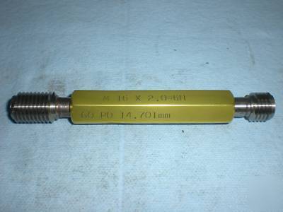 M 16 x 2.0 - 6H metric thread plug gage go no go usa 