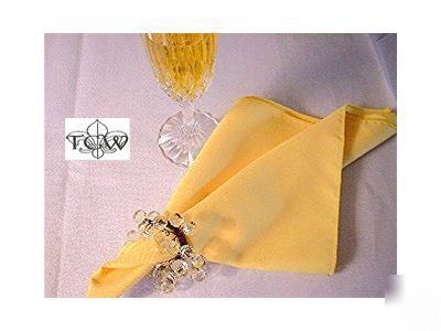 Napkins wedding style 2 dozen -- 64 colors