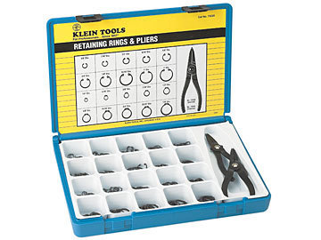 New klein internal/external retaining-ring pliers kit