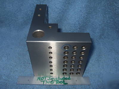 Angle plate step toolmaker machist tapped 1/4 ground 3B