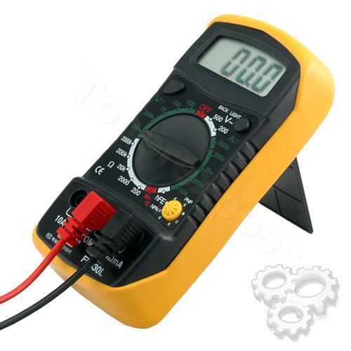 Digital lcd multimeter voltmeter ammeter ohmmeter ac dc