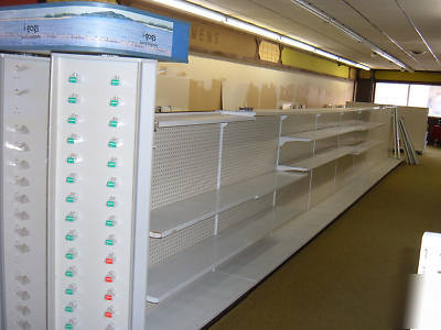 Drugstore adjustable lozier m shelving price lowered 