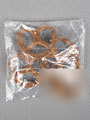 1000 clear 1 mil 3 x 3 plastic poly bags flap lock 3X3