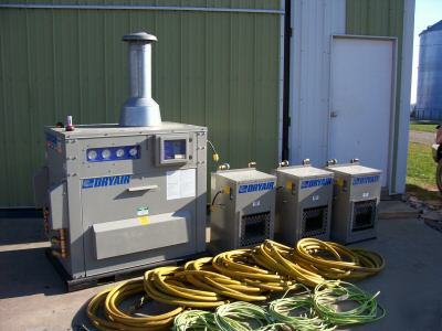 Dry air portable hydronic heater heating system dryair