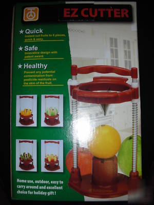 Easy lightweight fruit cutter orange apples kiwis, etc.