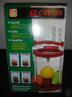 Easy lightweight fruit cutter orange apples kiwis, etc.