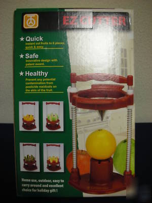 Easy lightweight fruit cutter orange apples kiwis, etc.