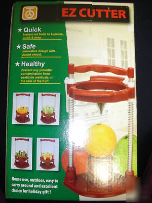Easy lightweight fruit cutter orange apples kiwis, etc.