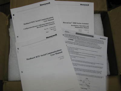 Honeywell herculine 2001 smart actuator brand ( )
