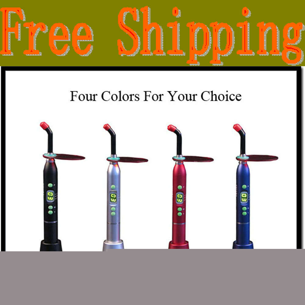 New 8 pcs wireless cordless dental curing light lamp D2