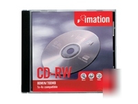 New lot of 10 imation 1 cd-rw 1X-4X 80MIN 700MB 