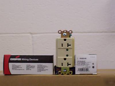 2 tvss 20A receptacles from cooper wiring # 5350VS 