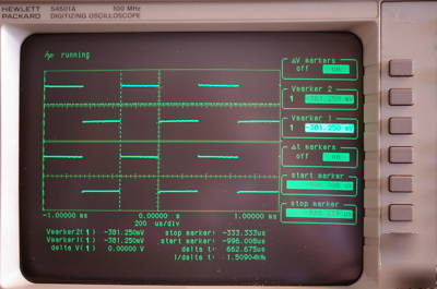 54501A 100 mhz 4 channel digital oscilloscope 