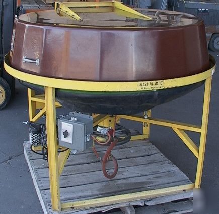 Blast-au-matic automatic rim ring tire mold bead-blast