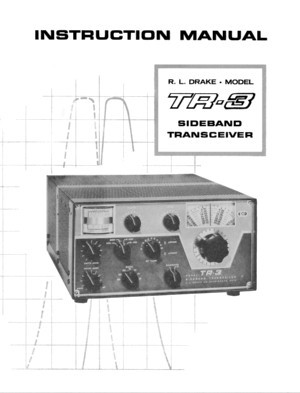 Drake tr-3 manual w/foldout schematic Â»rÂ²