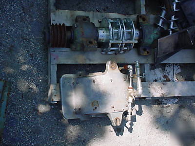 Hammermill grinder stainless dual screw feed complete