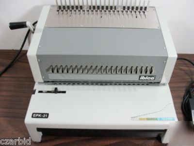 Ibico epk-21 gbc C800 punch bind comb binding machine