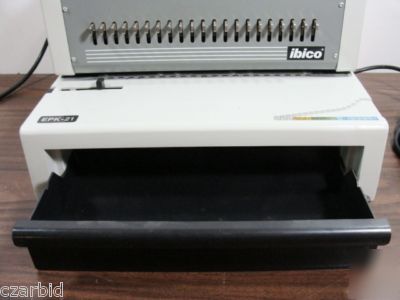 Ibico epk-21 gbc C800 punch bind comb binding machine