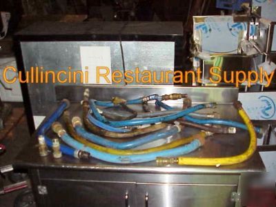 Lot used gas connector parts for restaurant equipment