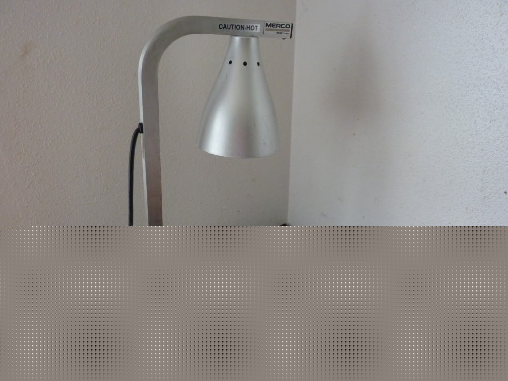 Merco food warmer free standing single heat lamp 