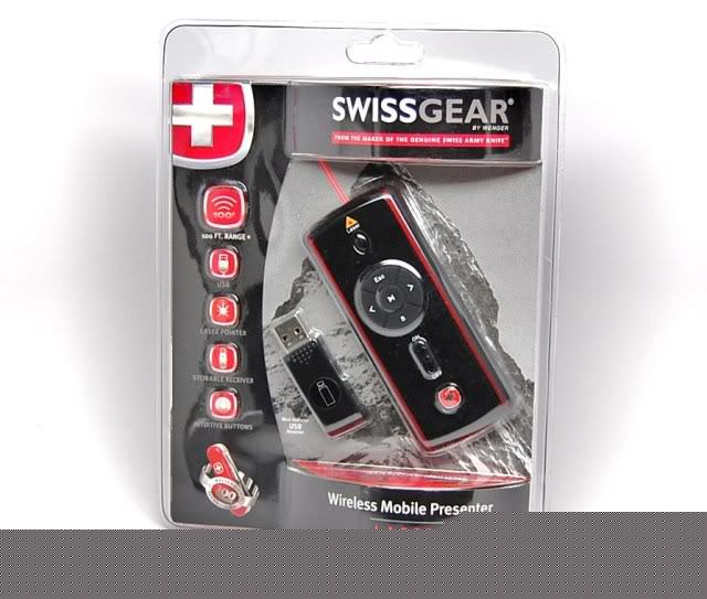 New swissgear wireless presenter laser pointer mobile 
