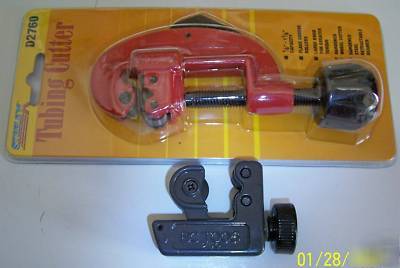 1 reg. & 1 mini tube / tubing cutters both 1 1/8
