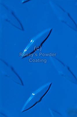 Azure blue 80+% gloss 1 lb powder coating paint
