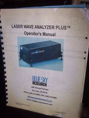 Blue sky research interferometer laser wave analyzer