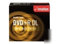 Imation dvd+r dl 8.5GB (5) 20409