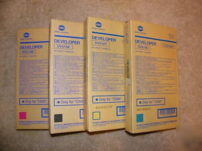 Konica minolta bizhub C500 DV510C DV510M DV510Y DV510K