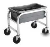 Lug cart and 6 bushel bulk tub
