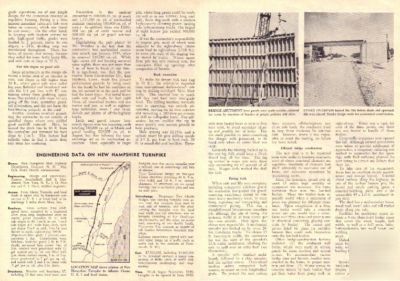 New 1950 3-pg photo/article, hampshire pike,savin const