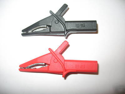 New alligator test clip set fits fluke 4MM test leads 