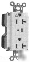 Pass & seymour spec. grade 20A tvss duplex receptacle