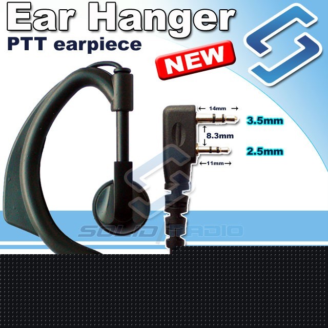 Push to talk earpiece for kg-699E kg-UVD1 kg-UVD1P