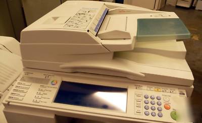 Ricoh aficio 3245C color mfp copier with fisher stapler