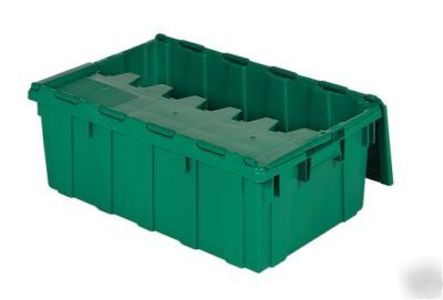 20 - buckhorn distribution totes 21X15X9 - hinged lid 