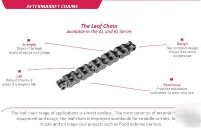 BL634-c forklift mast chain $ is /foot (chinese made)