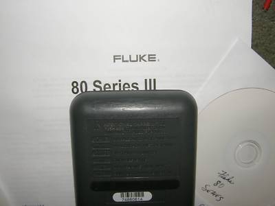 Fluke 85 iii trms digital multimeter dmm meter w extras