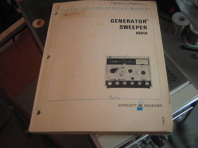 Hp 8601A generator sweeper - excellent - with warranty
