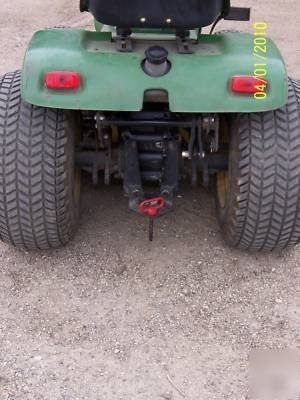 John deer 400 garden tractor mower