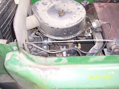 John deer 400 garden tractor mower