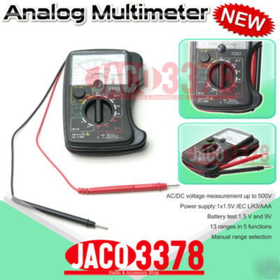 Kti 13-range analog multimeter kt-7003