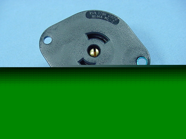 Leviton midget ml-2R locking flanged outlet receptacle